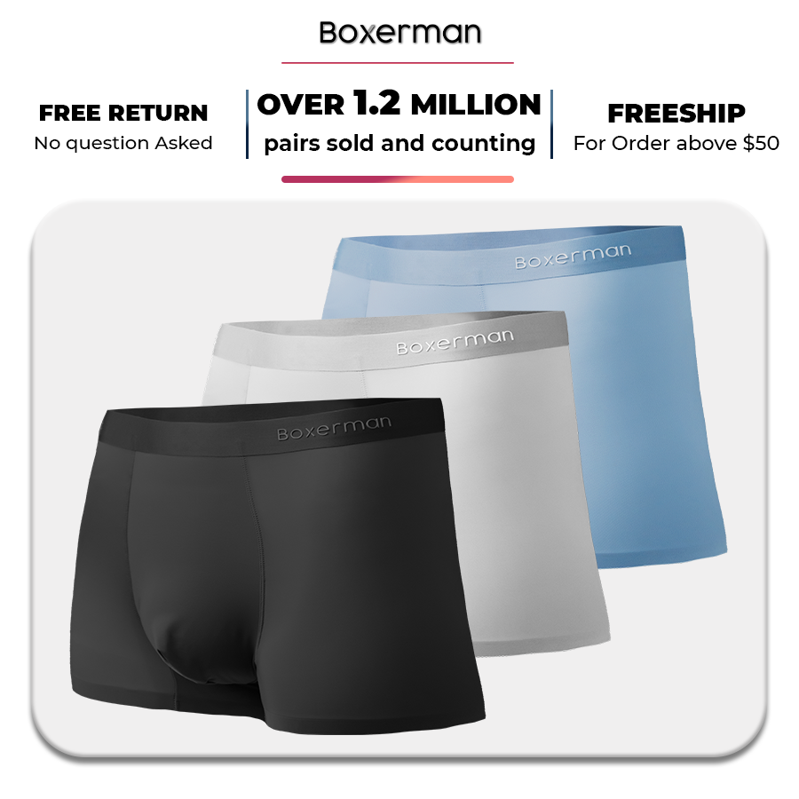 Men's PROFIT Cooling Silk Boxer Trunks