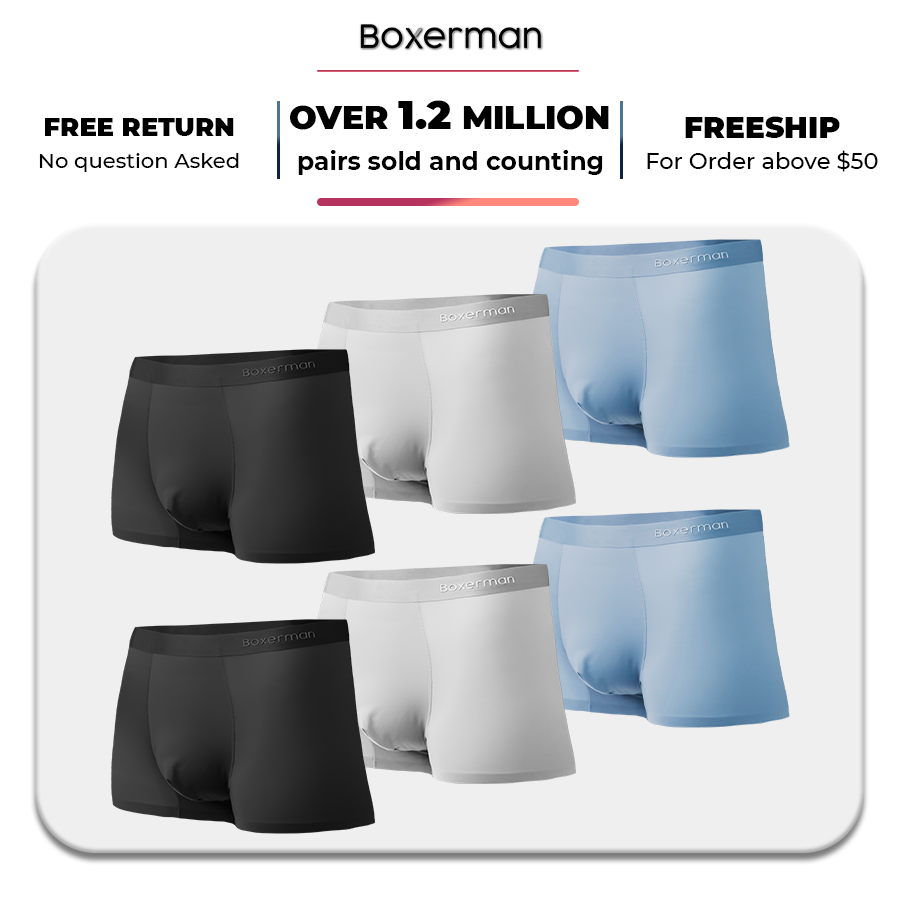 Men's PROFIT Cooling Silk Boxer Trunks