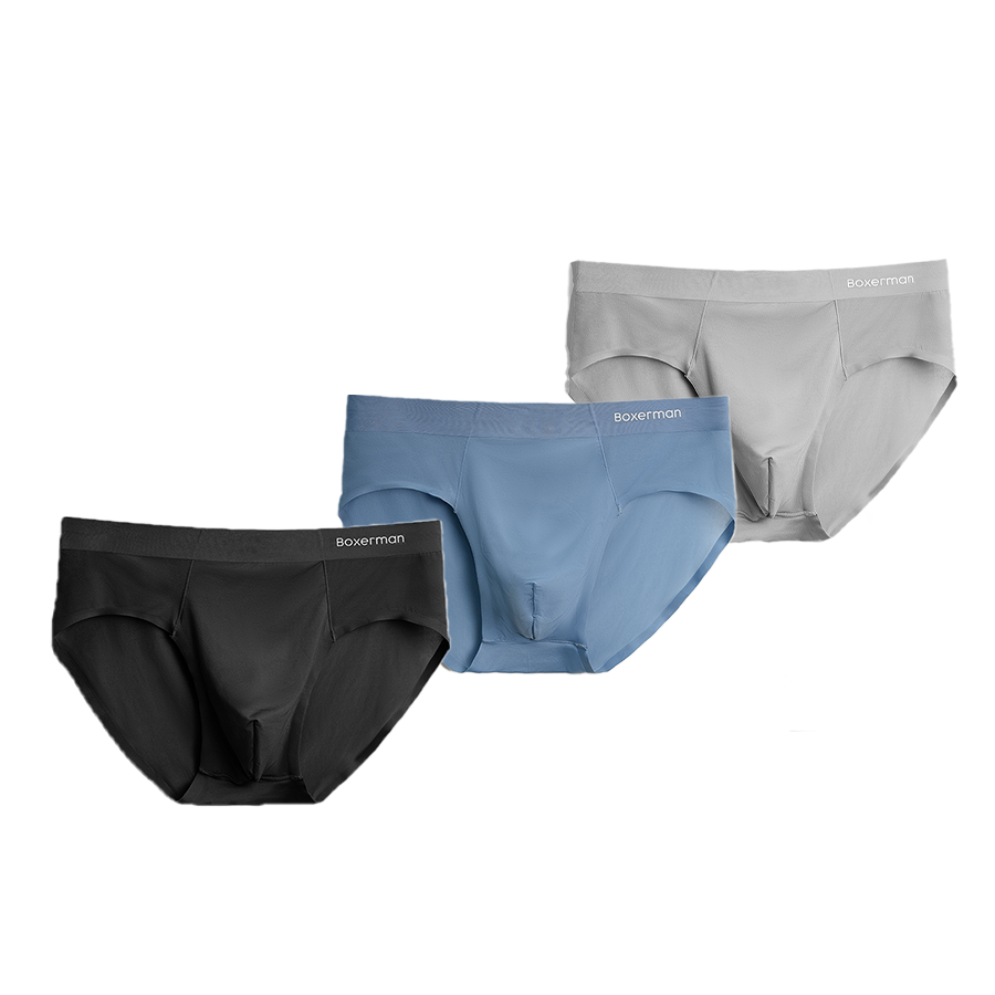 Men's Slip Cooling Silk Briefs