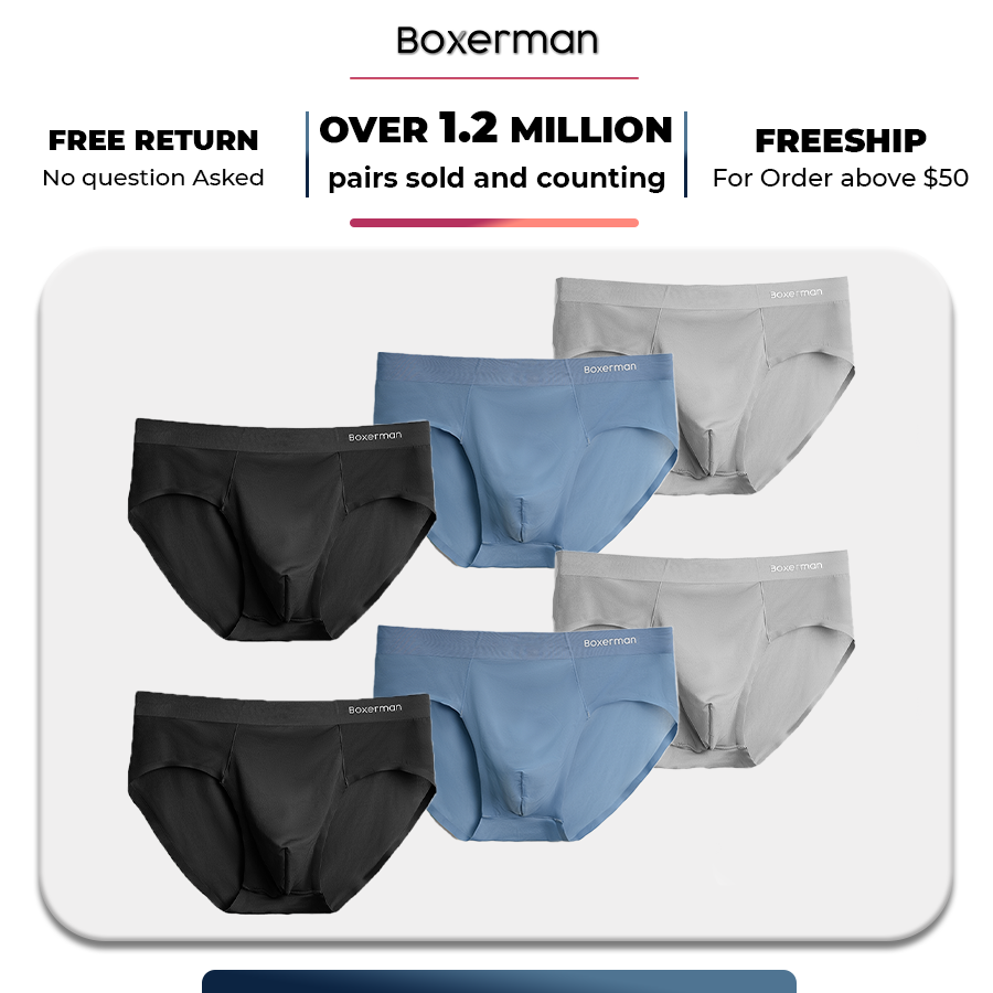 Men's Slip Cooling Silk Briefs