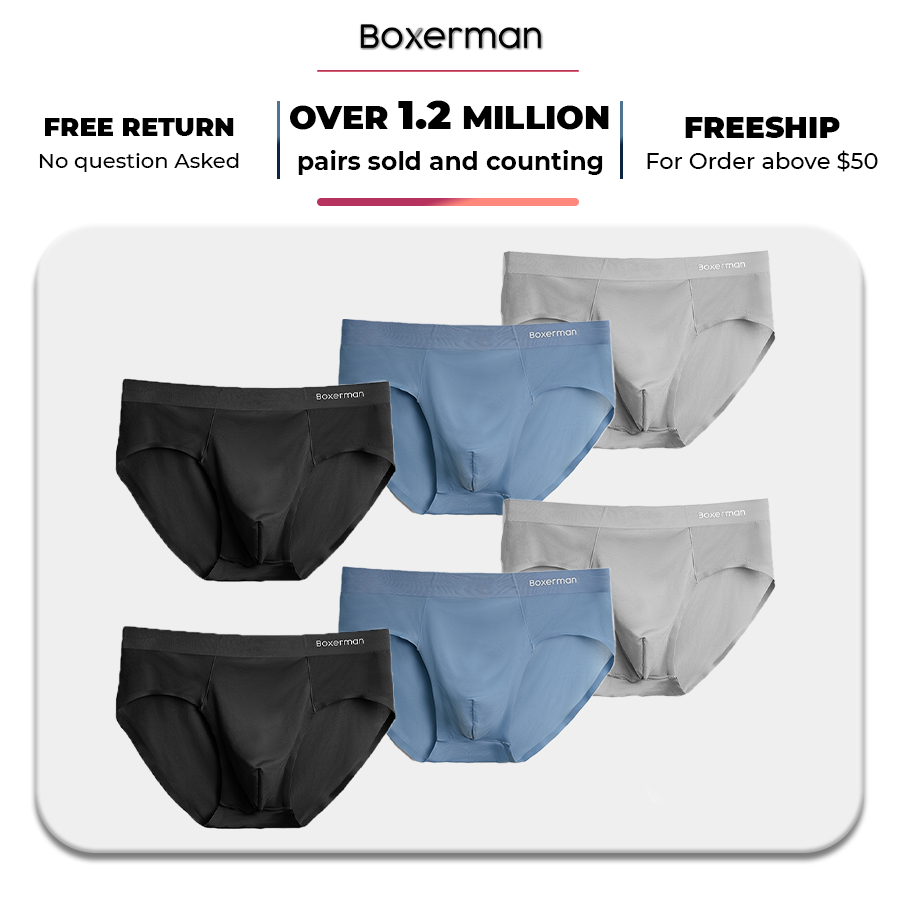 Men's Slip Cooling Silk Briefs